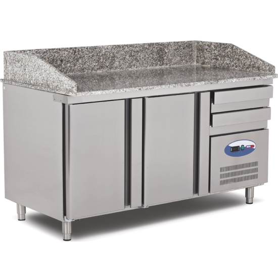 GRANIT ÜST VE 2 KAPAKLI SOĞUTMALI TEZGAH